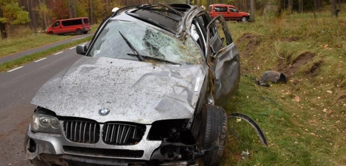 Wypadek na trasie Pisz-Turośl