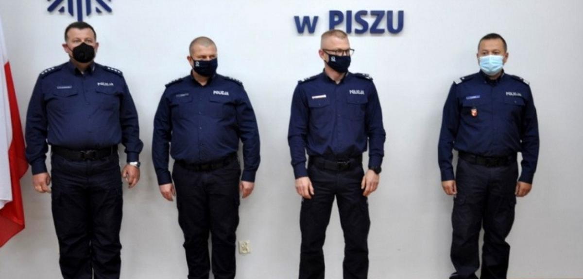 Zmiany kadrowe w szeregach piskiej policji