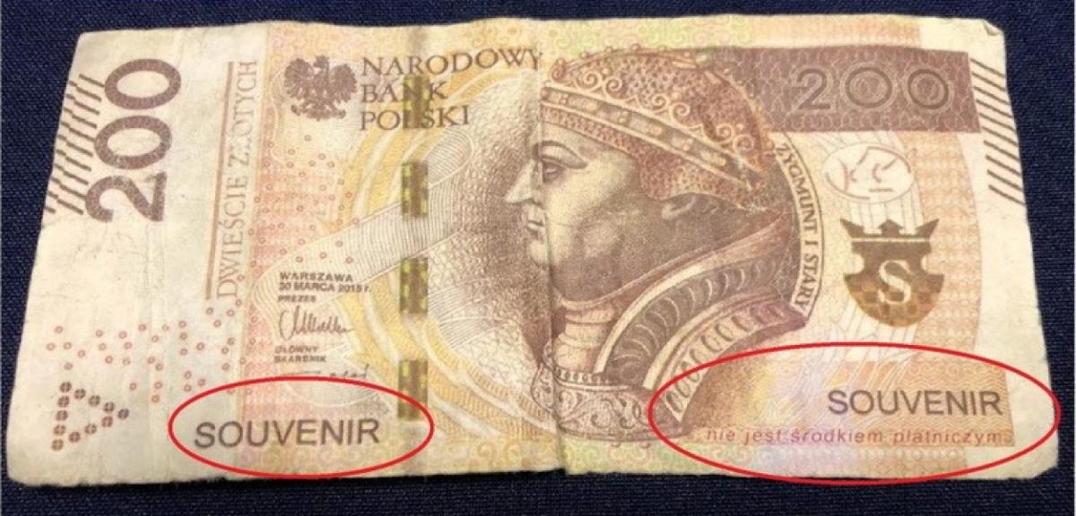 Uwaga na fałszywe banknoty