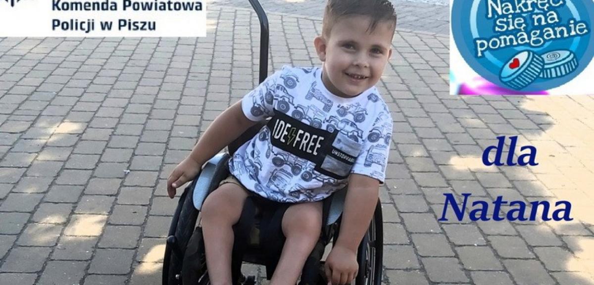 Z pomocą dla 5-letniego Natana Sałek z Orzysza