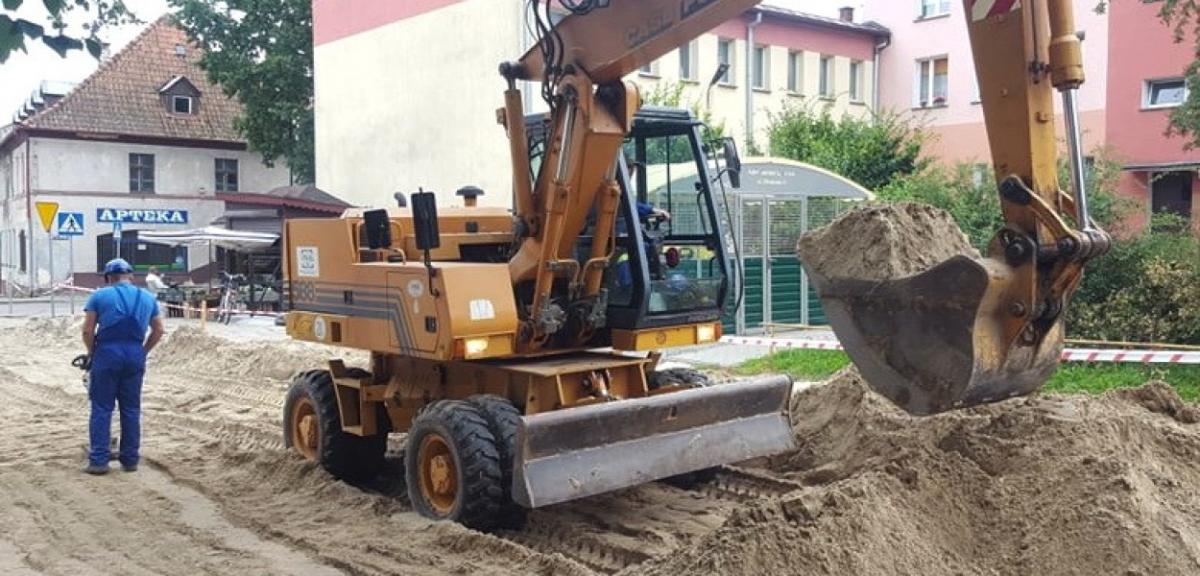 Trwają prace modernizacyjne na ulicy Lipowej