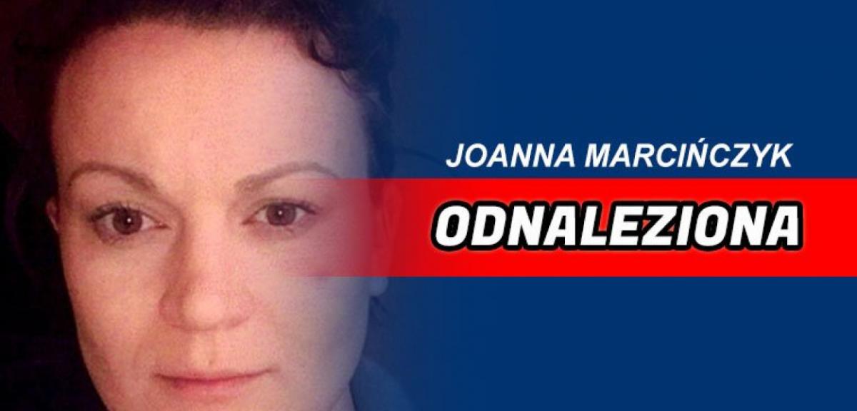 Zaginiona Joanna Marcińczyk odnalazła się