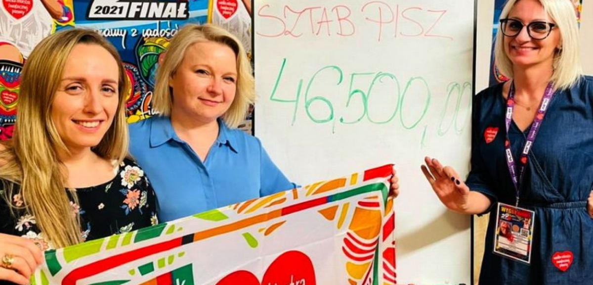 Padł rekord! Pisz zebrał 46 tys. złotych dla WOŚP