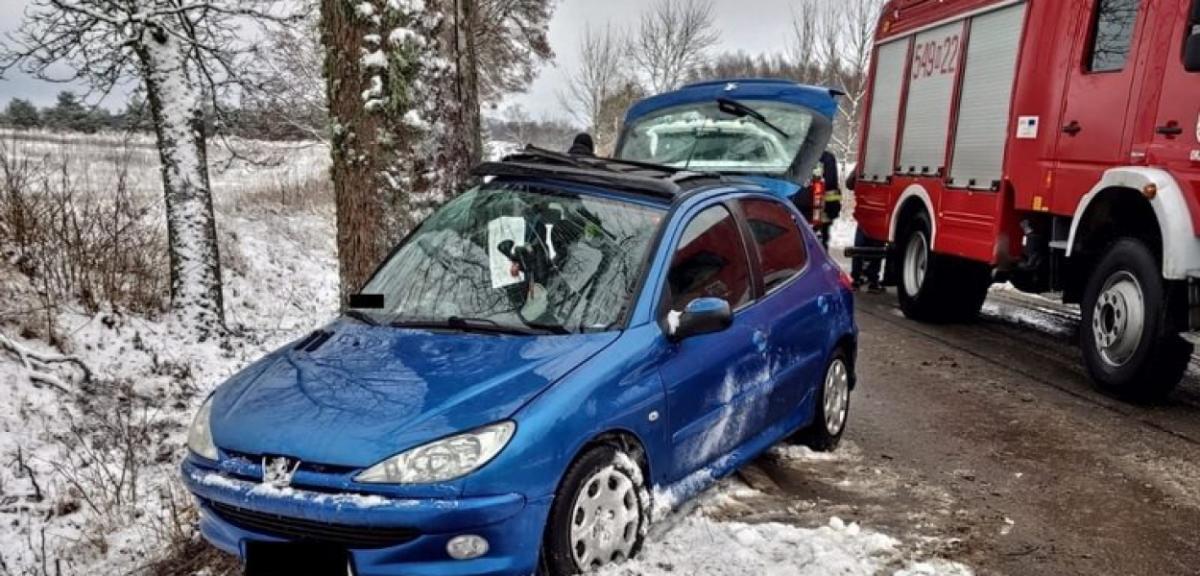 Pierwszy śnieg, pierwszy poślizg