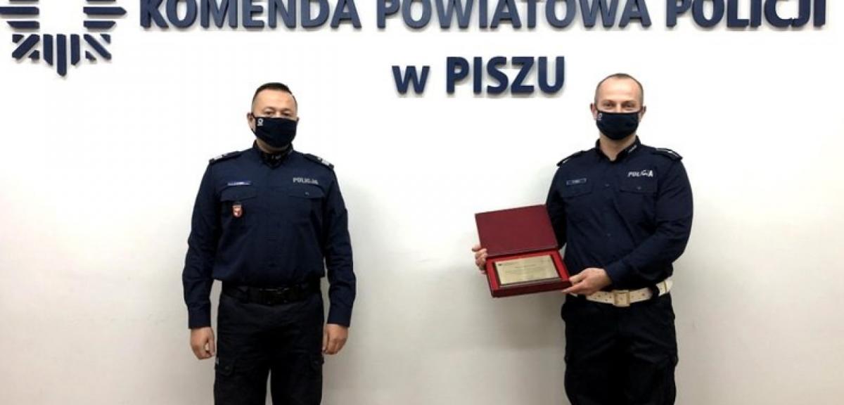 Wyróżnienia dla policjantów z powiatu piskiego