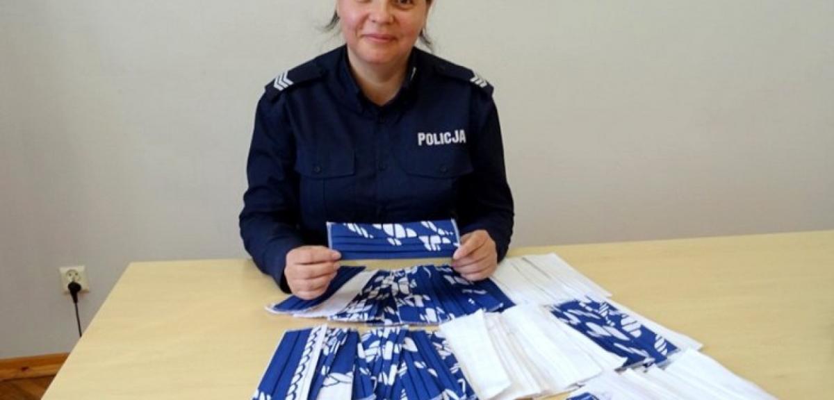 Maseczki z Pisza pojadą na Śląsk
