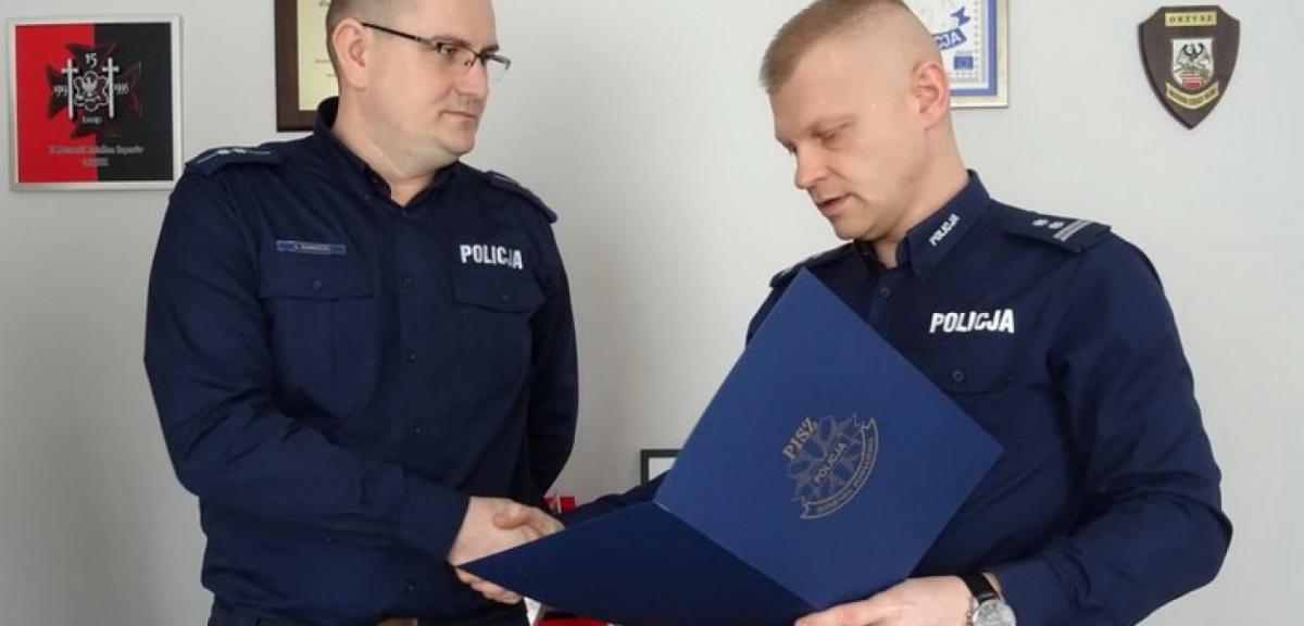 Orzysz: Nowy Komendant Komisariatu Policji