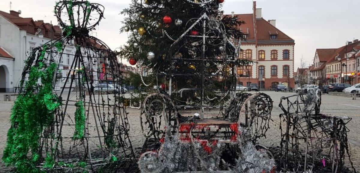 Noworoczne straty na Placu Daszyńskiego