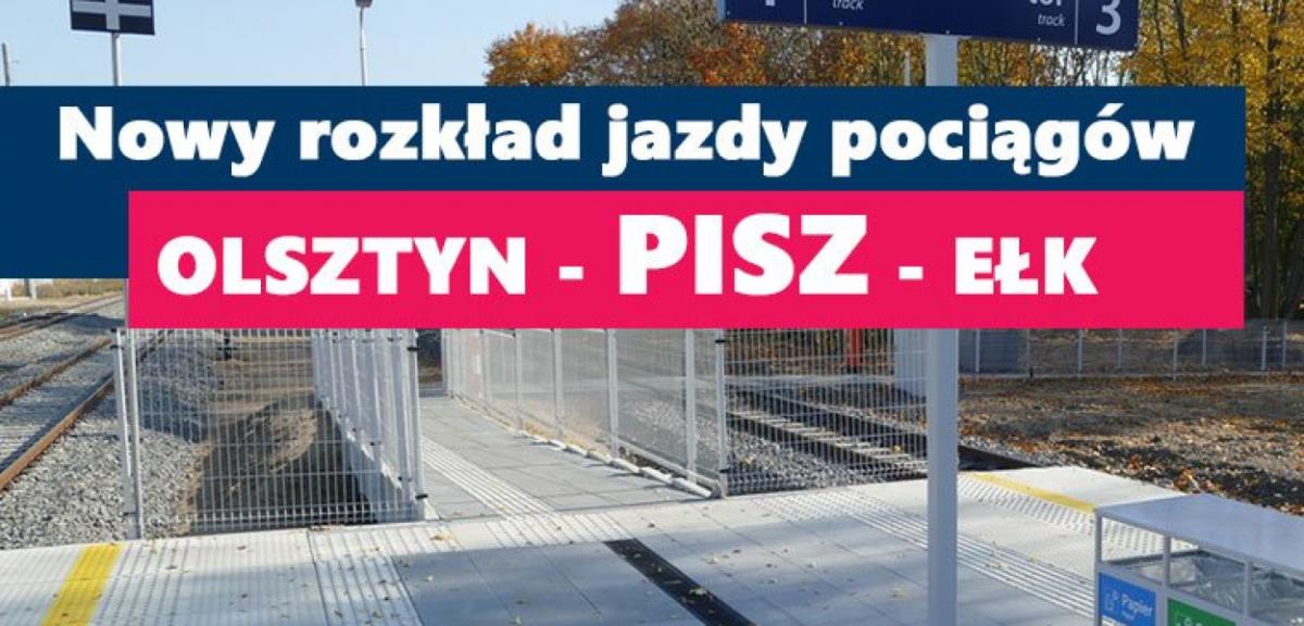 Z Pisza do Ełku pociągiem