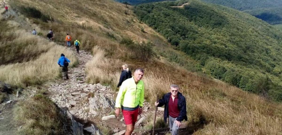Seniorzy z Pisza i Orzysza zdobywali bieszczadzkie szczyty