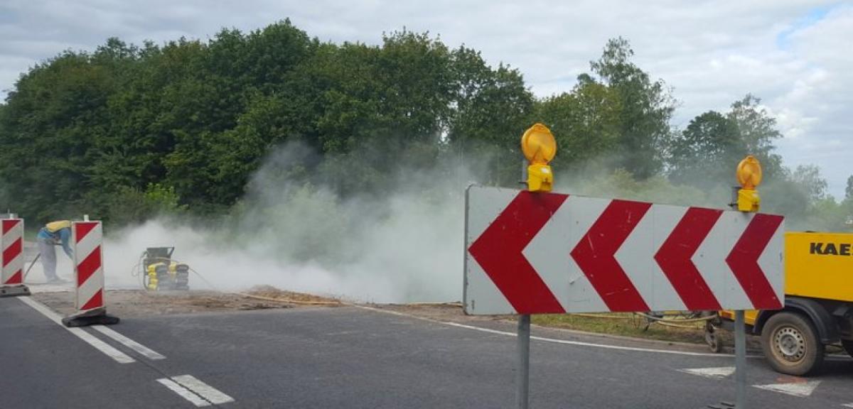 Remont mostu na Białoławce. Utrudnienia na trasie Pisz - Orzysz.
