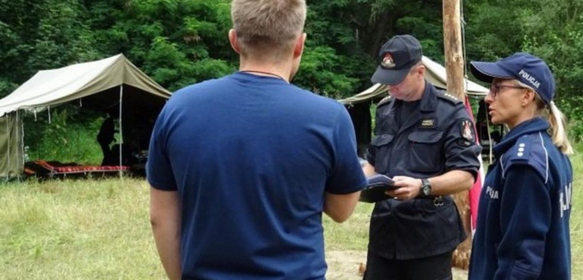 Trwa kontrola obozów harcerskich