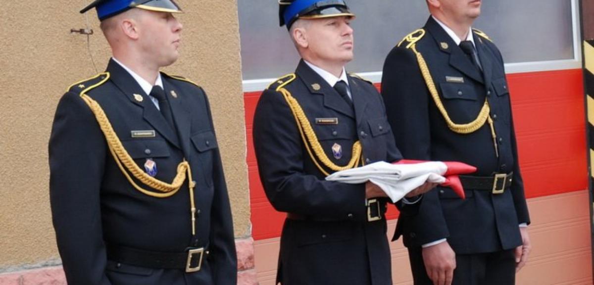 Dzień Flagi w Komendzie Powiatowej PSP w Piszu