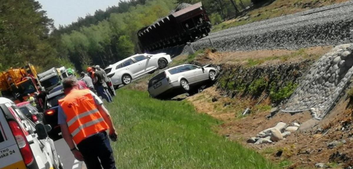 Z ostatniej chwili: wypadek na trasie Pisz - Ruciane-Nida