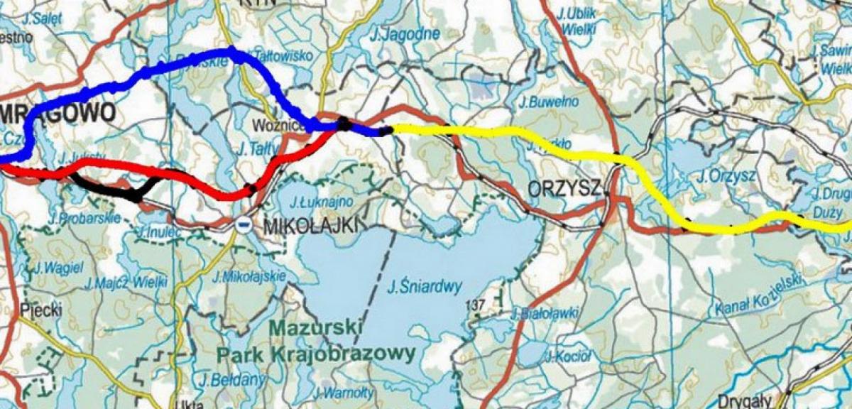 S16 w Orzyszu: mieszkańcy niezadowoleni z wariantu północnego