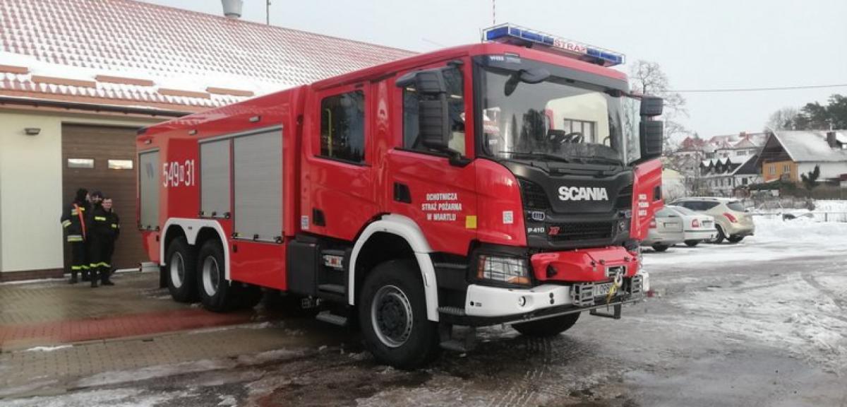 Nowe wozy pożarnicze dla piskich strażaków