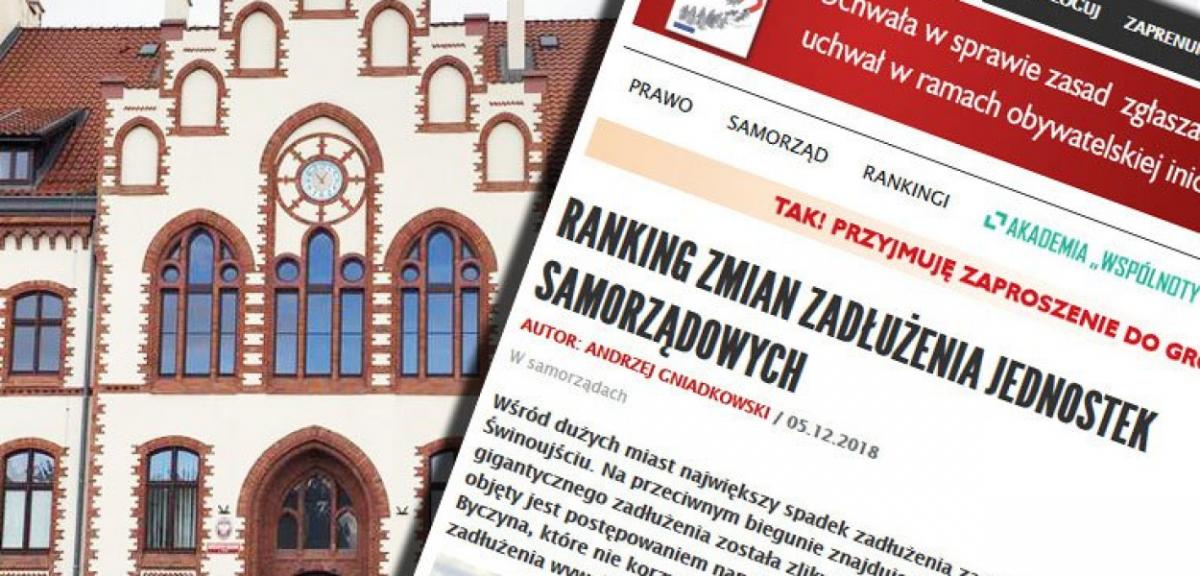 Pisz na I miejscu w rankingu redukcji zadłużenia