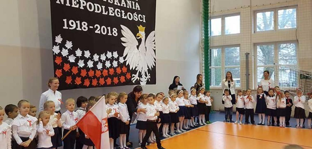 Przedszkolaki świętowały Niepodległość