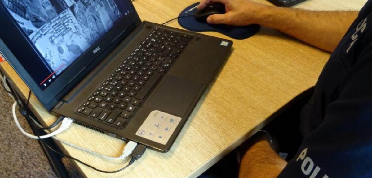 Ukradł saszetkę w sklepie, co zarejestrowały kamery monitoringu 
