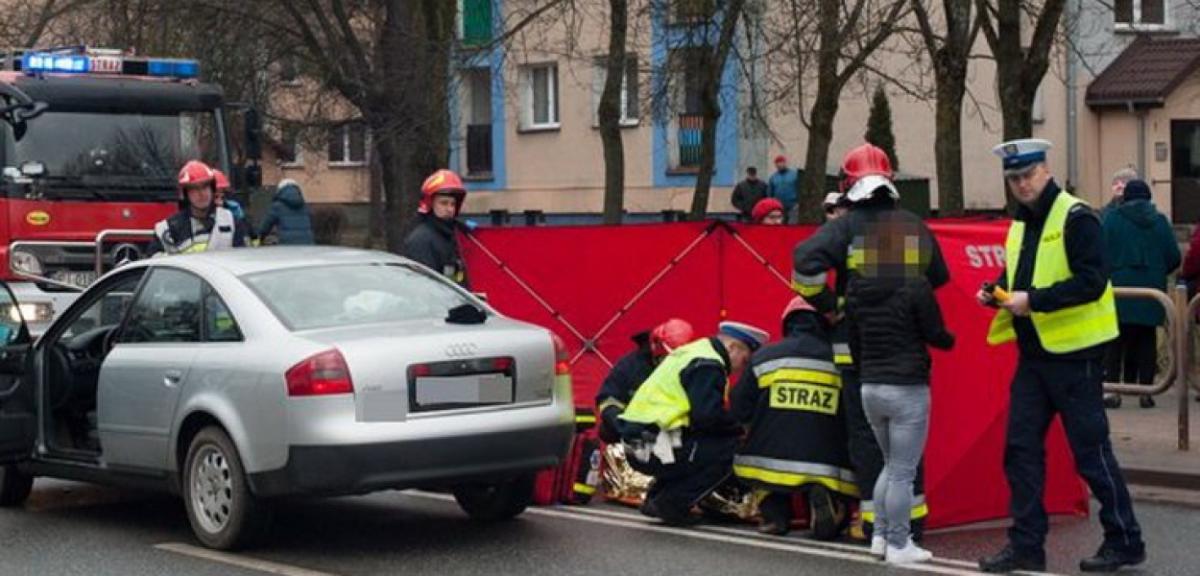 Wypadek na Kwiatowej z udziałem rowerzystki