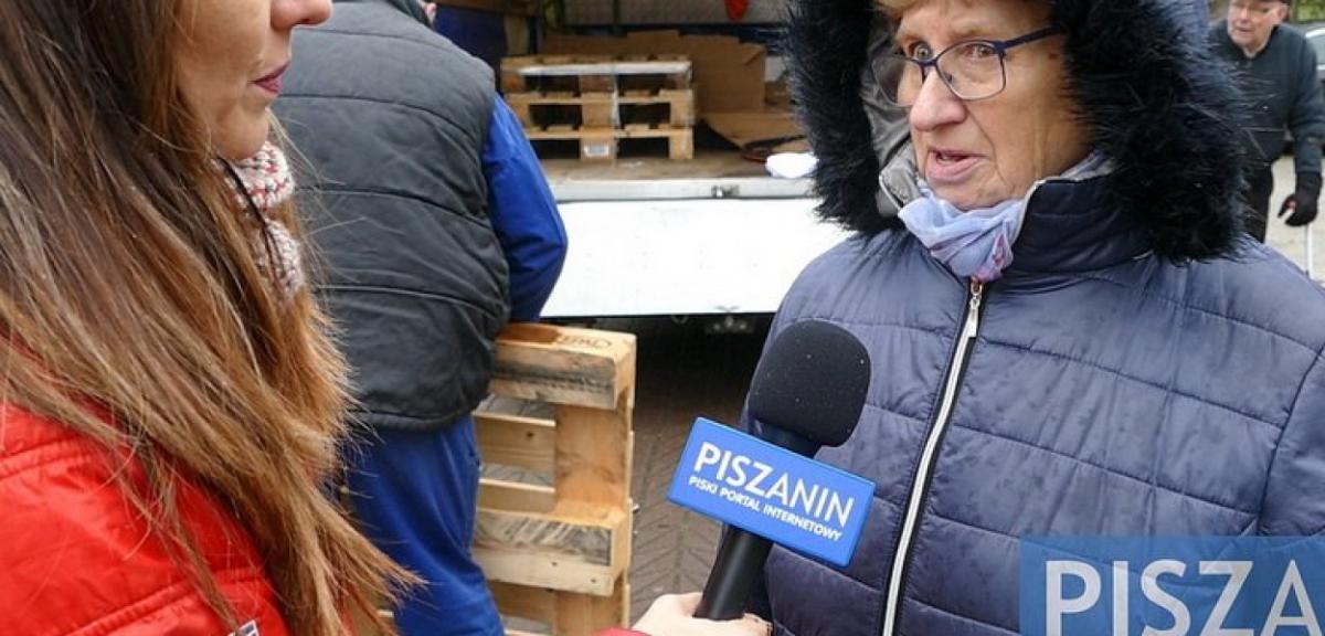 Drugi dzień kryzysu. Wypowiedzi mieszkańców Pisza.