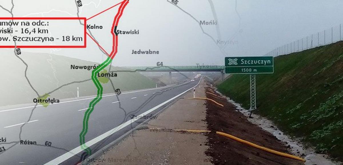 Podpisano umowy na odcinek Kisielnica - Stawiski - Szczuczyn