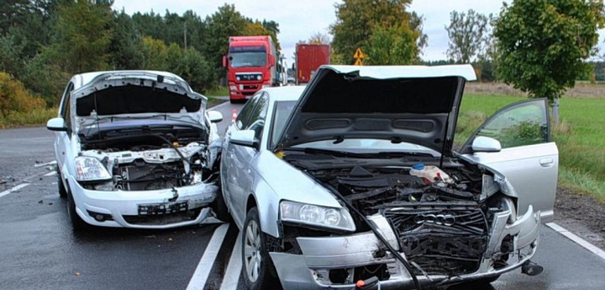 Wypadek na trasie Pisz - Orzysz