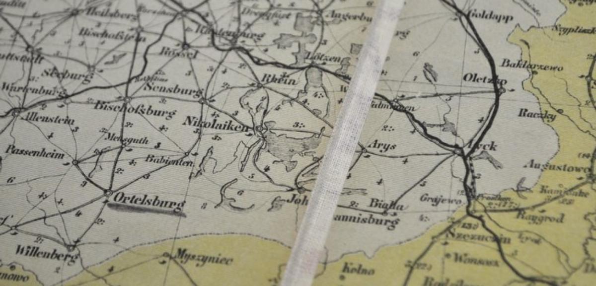 Mapa sprzed 130 lat w zbiorach Muzeum Ziemi Piskiej 