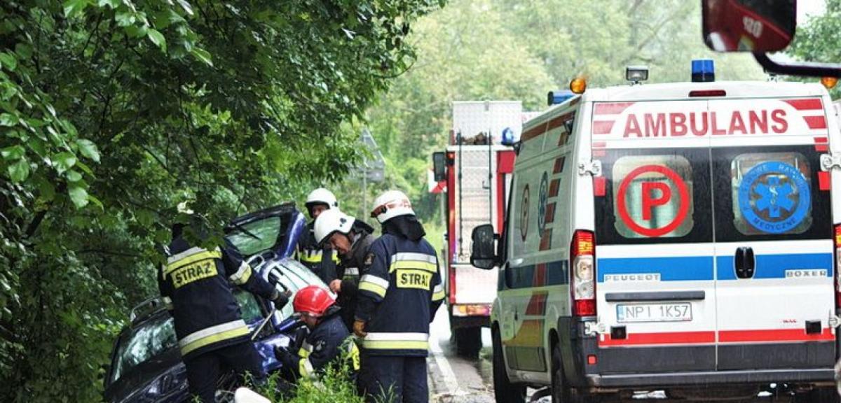  Kierująca oplem uderzyła w drzewo. Miała blisko promil alkoholu w…