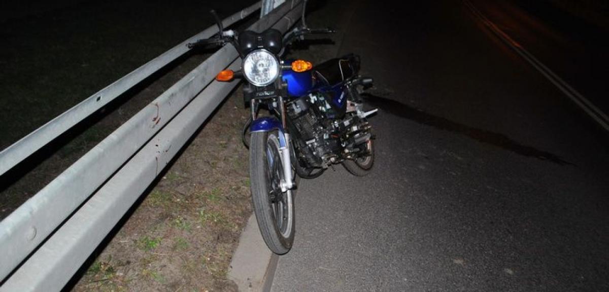 Kolejny wypadek z udziałem motocyklistów. Dwie osoby ranne.