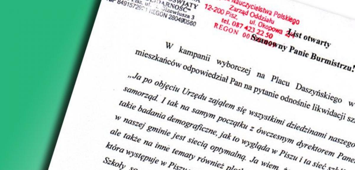 Oświatowcy żądają realizacji obietnic