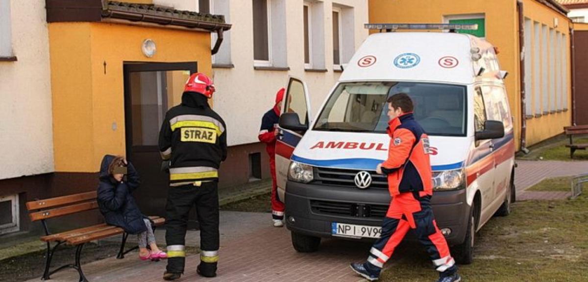 Mieszkańcy jednego z bloków przy 1 Maja zatruci czadem