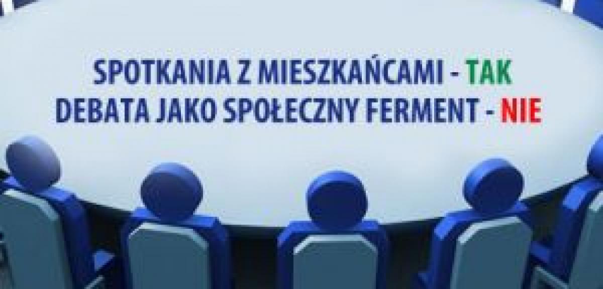 Oni w rzeczywistości nie chcą tej debaty