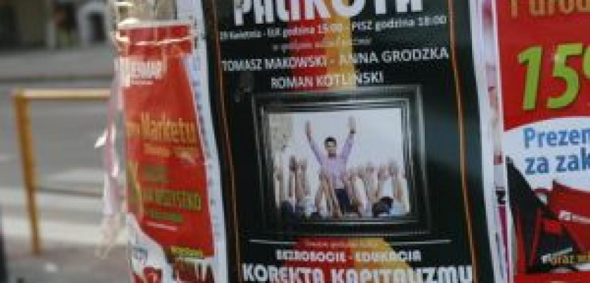 Tablica była, posłów celebrytów zabrakło
