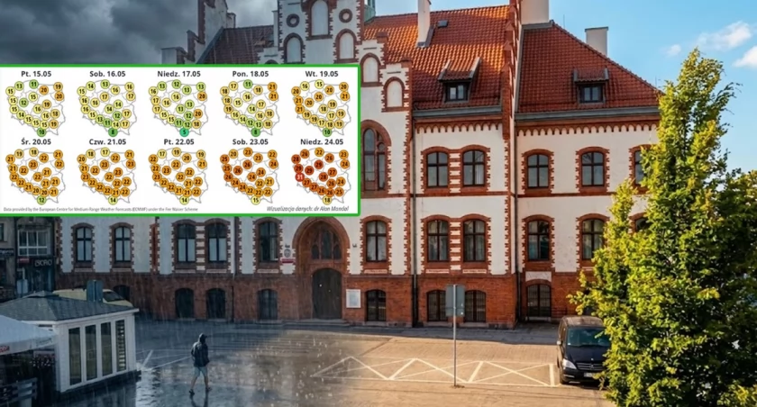 Pogodowy rollercoaster w Piszu Weekend pod parasolem, potem nagły zwrot akcji