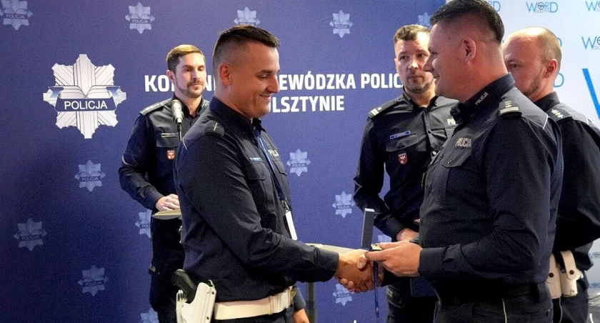 Sukces policjanta z Pisza! Jakub Wygnał na podium wojewódzkiego konkursu