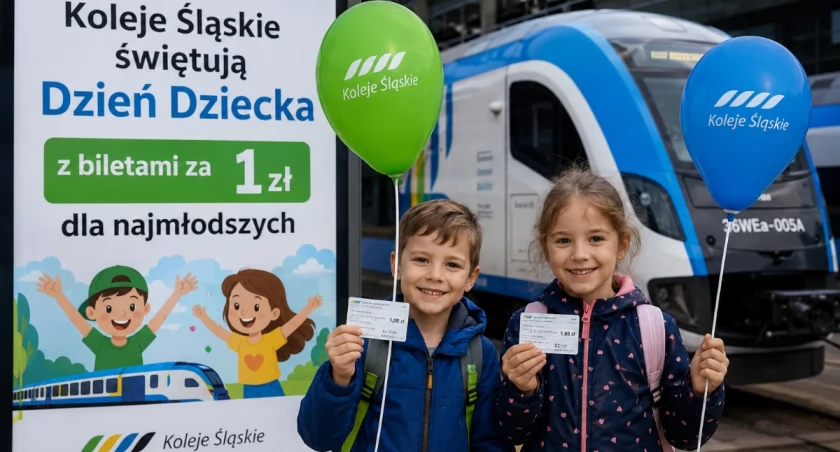 Koleje Śląskie świętują Dzień Dziecka z biletami za 1 zł dla najmłodszych