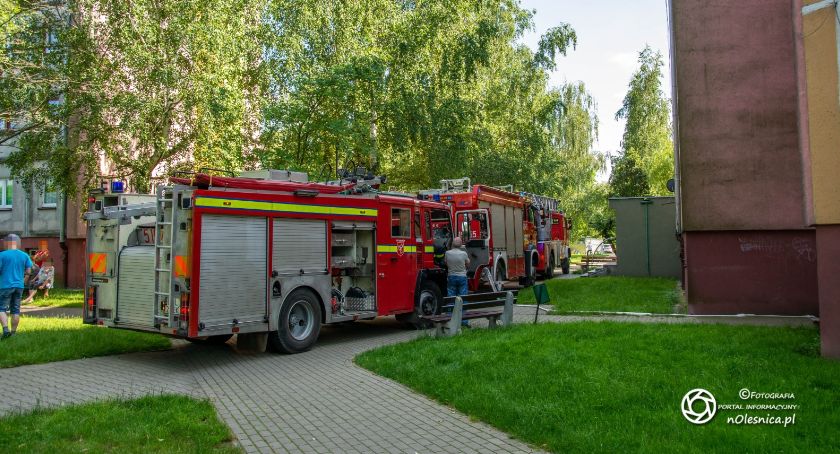 Kolejny pożar na Zielonej w Bierutowie - tym razem spłonął obiad