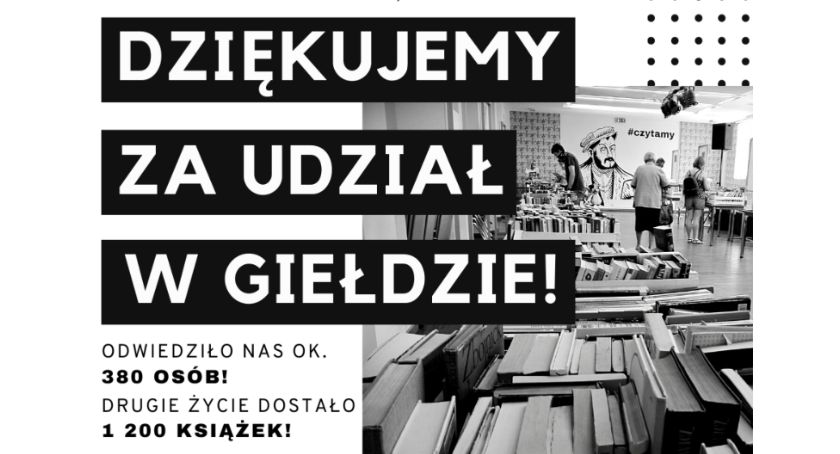 Bibliotekarze dziękują czytelnikom i uczestnikom giełdy