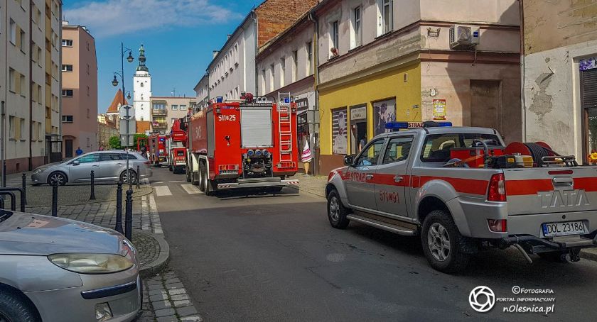 Interwencja straży na Św. Jadwigi