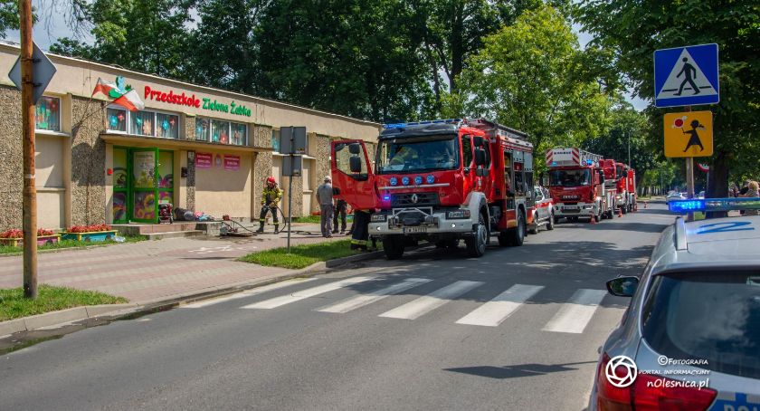 Pożar w przedszkolu na Wileńskiej