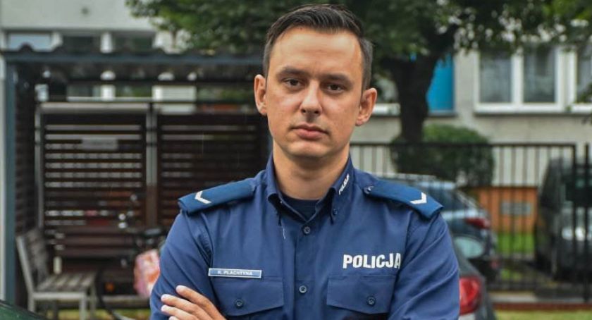 Policjant uratował dwie osoby z płonącego mieszkania