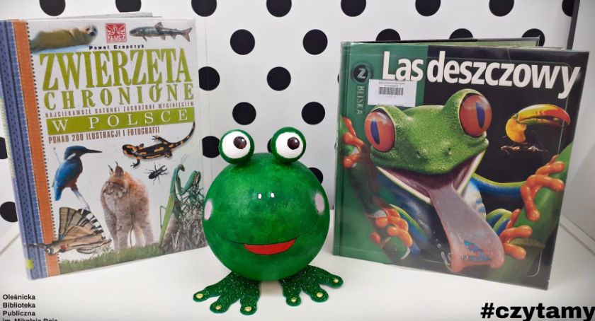 Wakacyjne warsztaty z oleśnicką biblioteką – Żabka - VIDEO