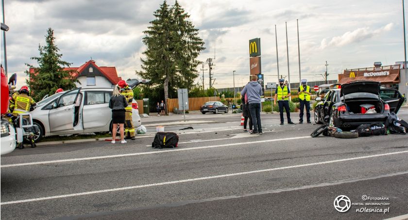 Wypadek na wyjeździe z McDonald`s