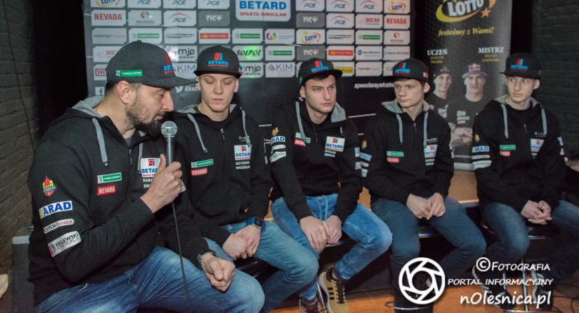 Żużlowcy Betard Sparta Wrocław w Oleśnicy