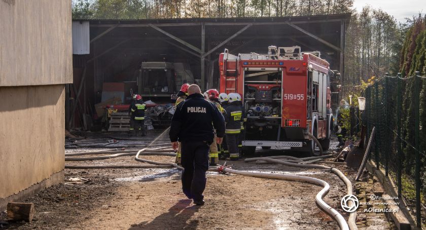 Pożar budynku gospodarczego w Kijowicach
