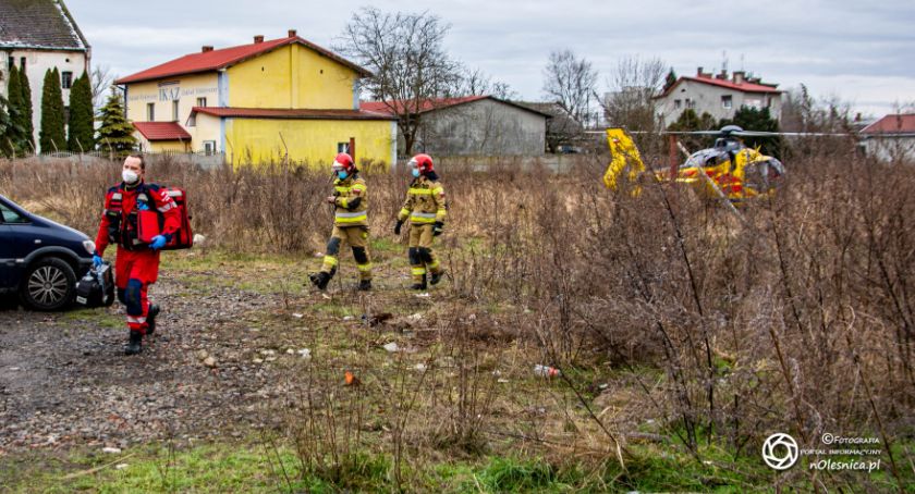 Brak wolnej karetki w mieście - interweniował śmigłowiec LPR