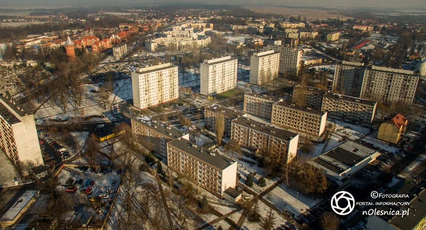 Dron ogląda Oleśnicę - kolejna odsłona