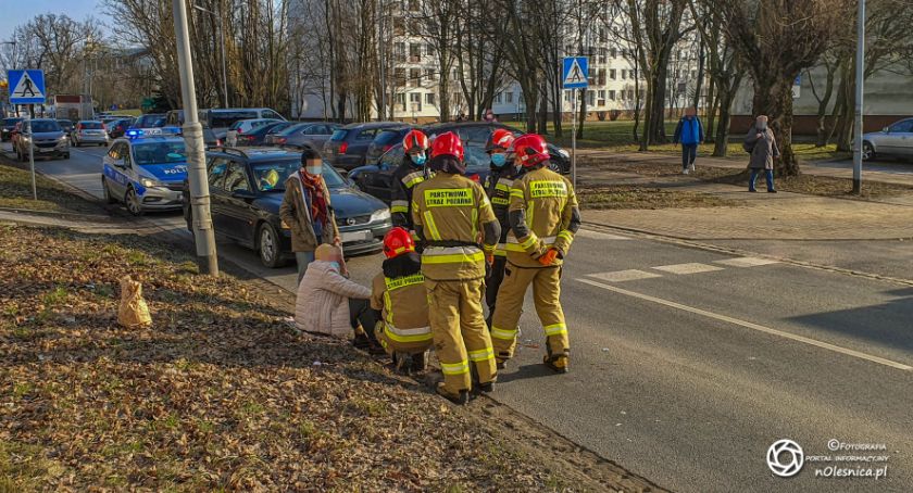 Klonowa - kobieta została potrącona na przejściu dla pieszych