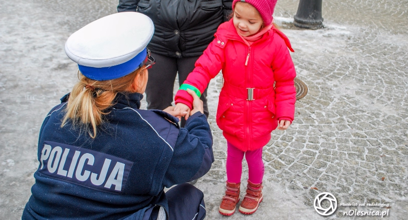 Policyjna akcja - Ogólnopolski Dzień Odblasków